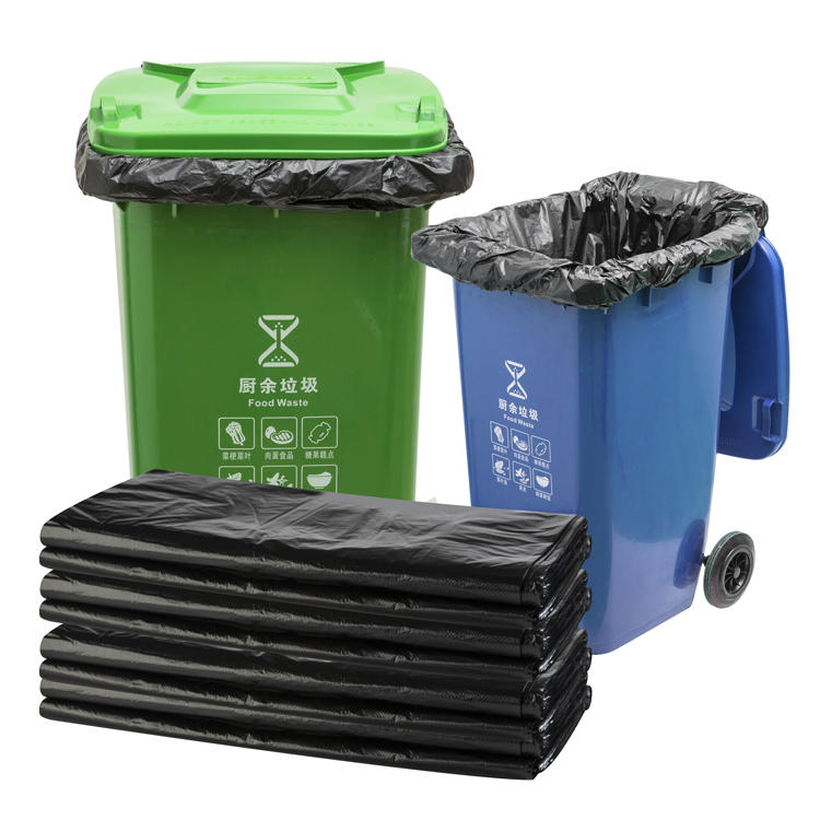 Large garbage bags are suitable for 55, 65 and 80 gallon garbage cans, large garbage can bags, catering service, cleaning, business, outdoor, lawn, leaves, and durable kitchen garbage bags