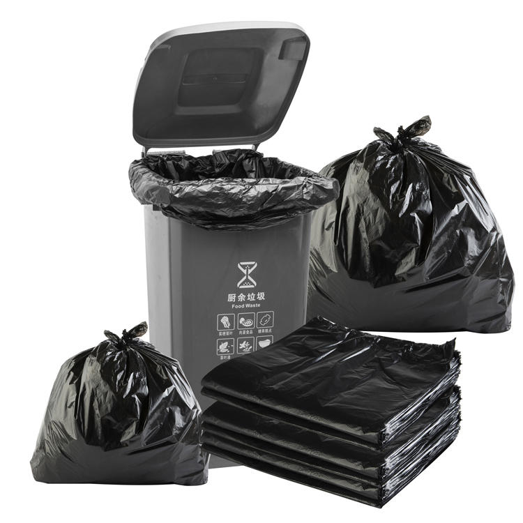 95-100 gallon large black trash can liner super heavy garbage bag