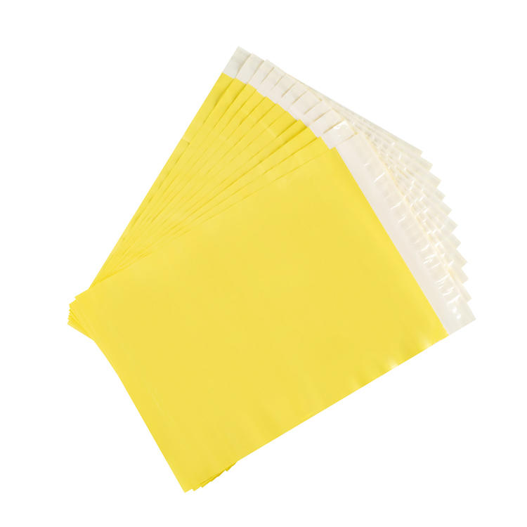 100 bags of mail envelope - 10X13 tear proof mail bag | waterproof polyethylene envelope plastic customized mail bag set - self sealing (yellow)