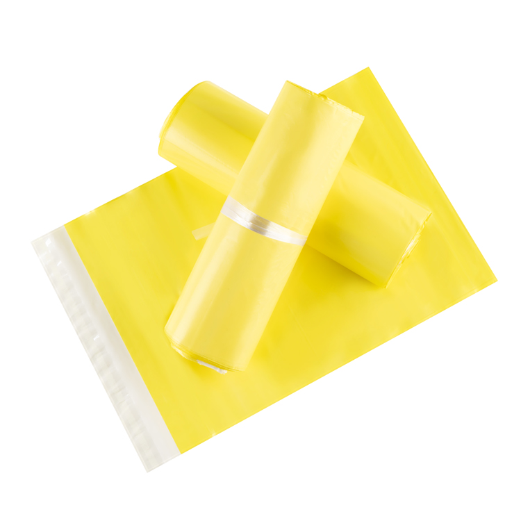 100 bags of mail envelope - 10X13 tear proof mail bag | waterproof polyethylene envelope plastic customized mail bag set - self sealing (yellow)