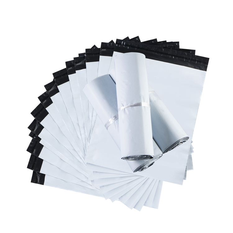 14.5 x 19 Poly Mailers Envelopes Shipping Bags White Perfora