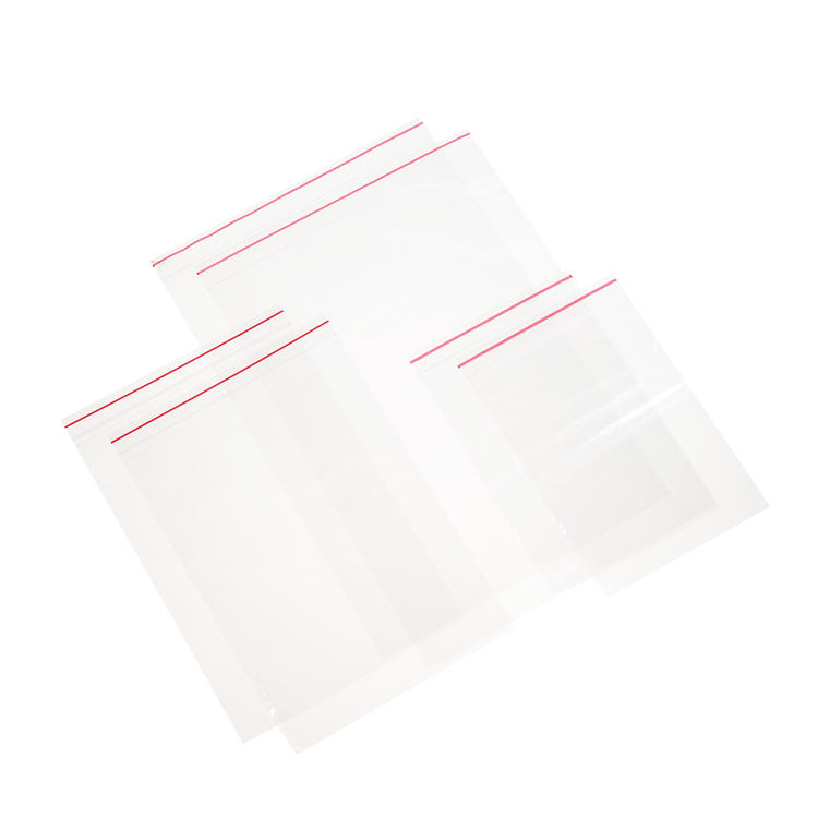 LIMEI Transparent Plastic Bag Grab Seal Bag Repeatable seal regular size sealed storage bag for jewelry packaging 100