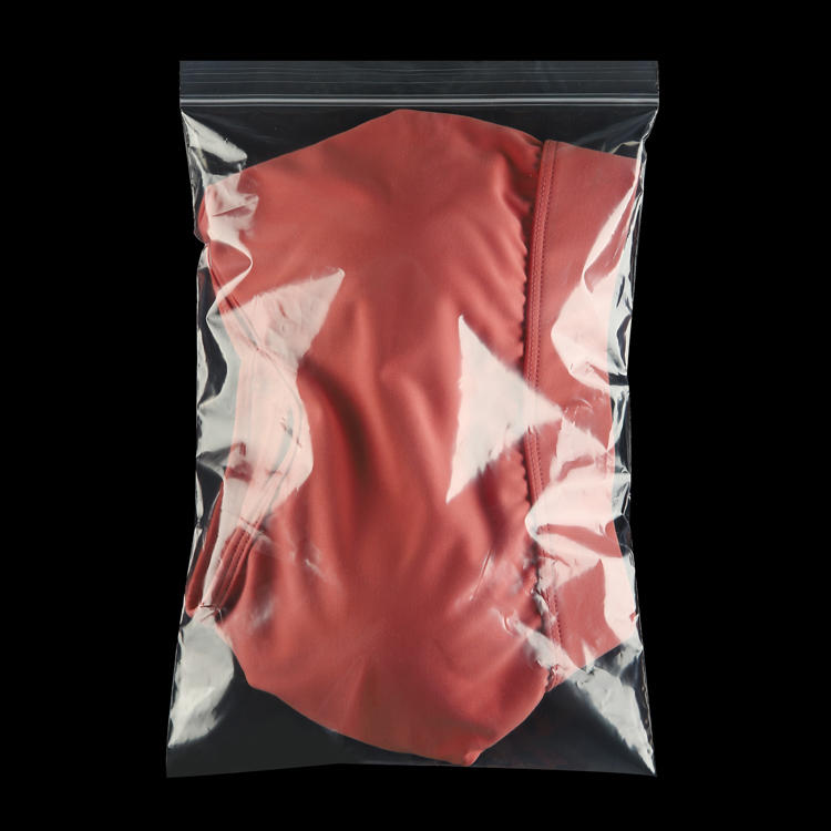 LIMEI Transparent Zipper Plastic Re sealable Zipper Bag Re sealable Bag Suitable for T-shirt Print Sample Gift Packaging Regular Size Seal Bag