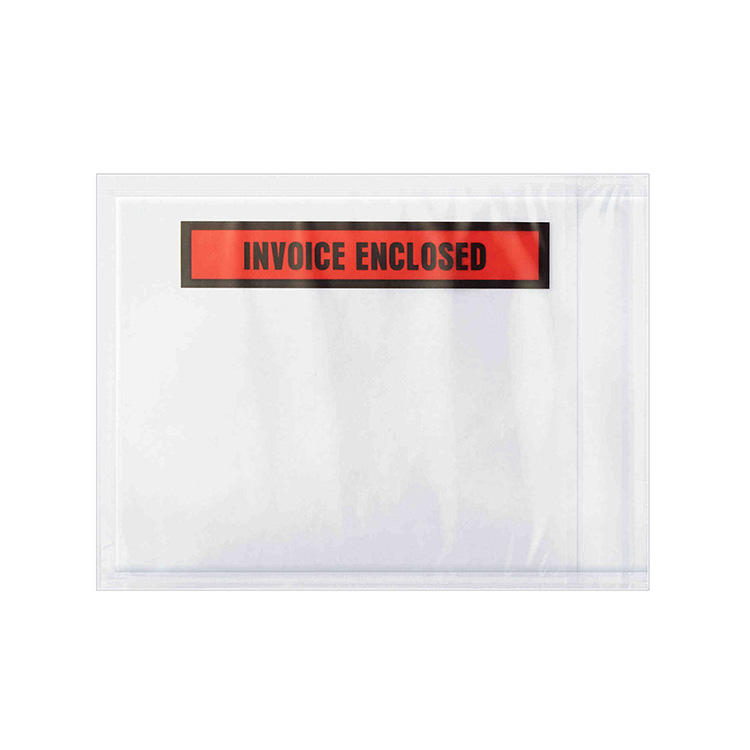 Packing list bag, transport label envelope, transparent adhesive, put into the packing list at the top