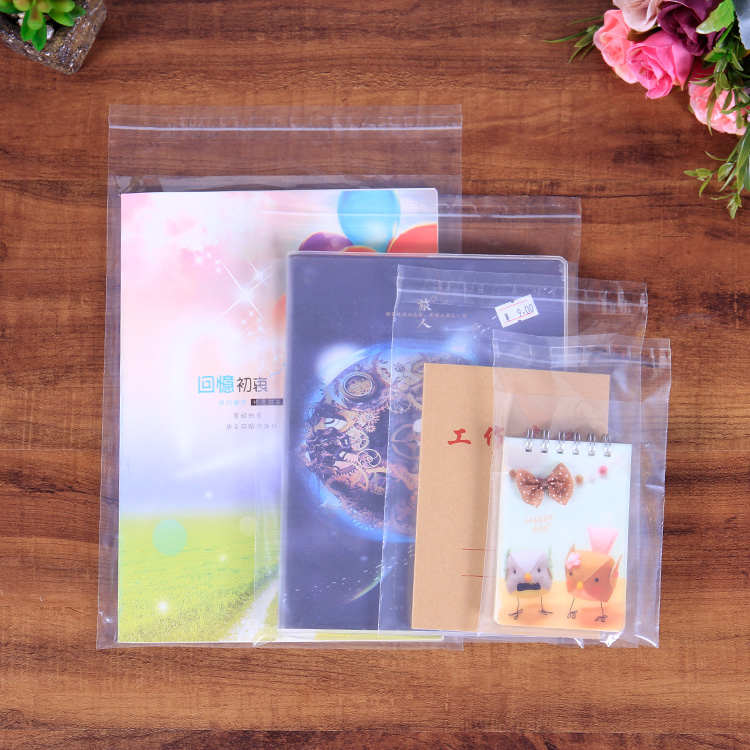 Transparent and resealable plastic bag PE self-adhesive bag Packaging shirt, clothes and product self sealing bag